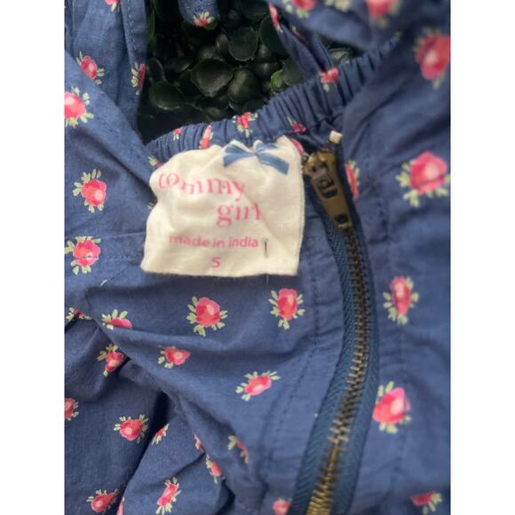 Tommy Girl, 5T floral open back Blouse - Picture 5 of 6